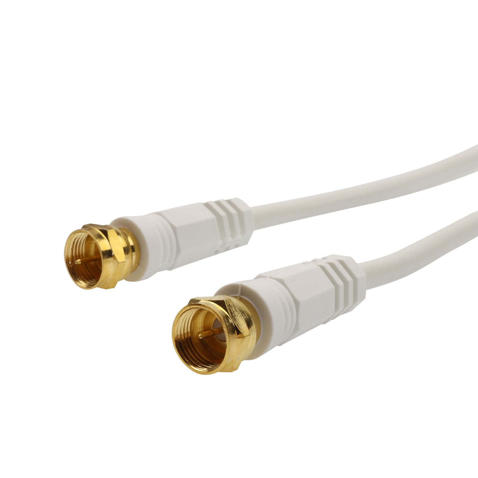 10m SAT TV F-Stecker Kabel Koaxial Anschlusskabel Antennenkabel />100dB 4K UHD